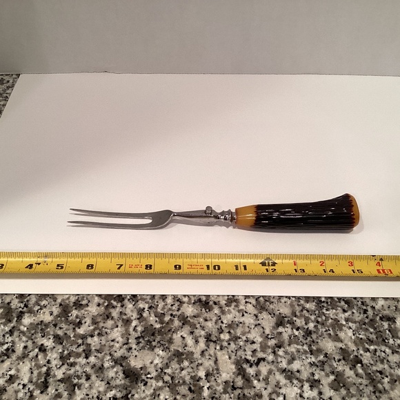 Vintage Bernard Bakelite Serving Fork Sheffield England - Picture 7 of 7